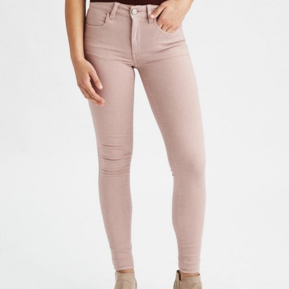 American Eagle light pink jegging pants size 2